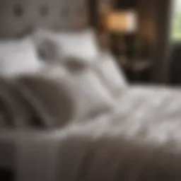 Luxurious bedding set with elegant design