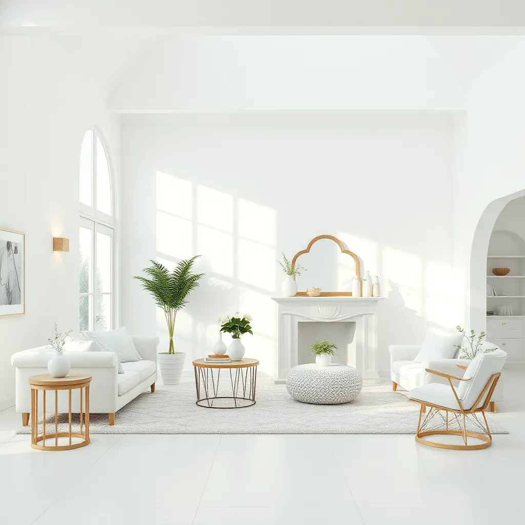 Elevating Spaces: Inspiring White Living Room Designs