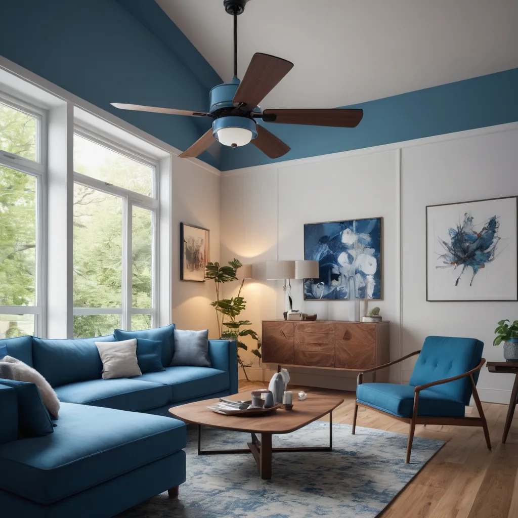 The Beauty and Functionality of Blue Fans in Design