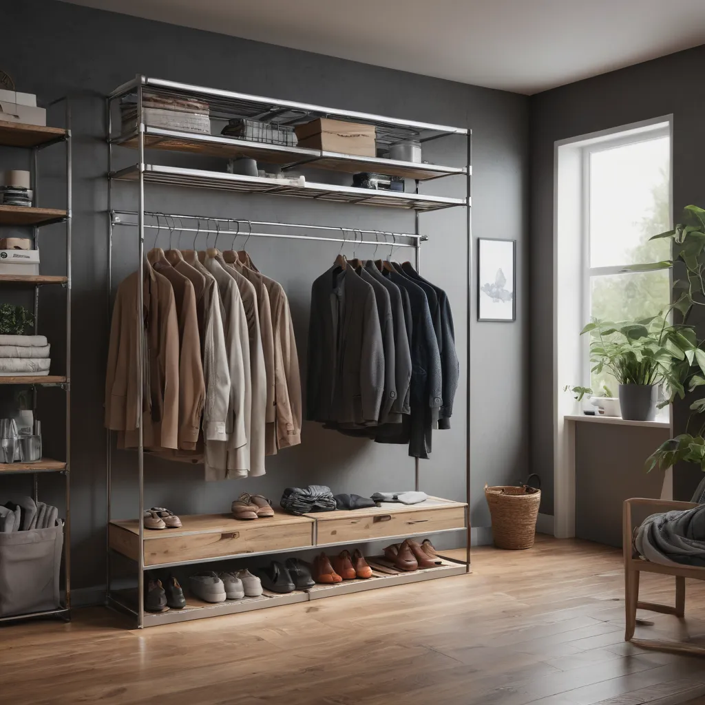 Rotatable Closet Racks Maximizing Closet Space with Rotating Clothes Racks